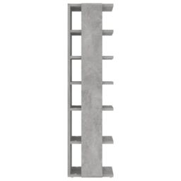 Berkfield Home Shoe Cabinet Concrete Grey 27.5x27x102 cm Engineered Wood - thumbnail 5