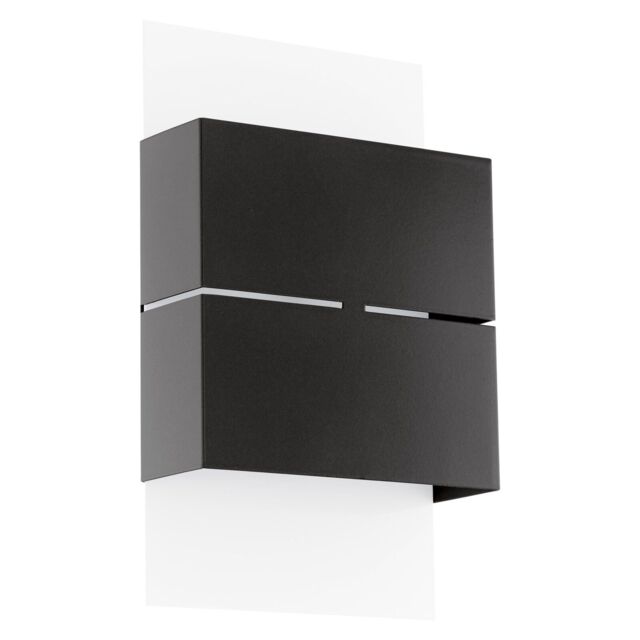 Loops IP44 Outdoor Wall Light White & Anthracite Zinc Steel 2.5W Built in LED in Metallics - image 1