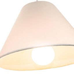Happy Homewares Traditional Cotton Coolie Lampshade Suitable for Table Lamp or Pendant in Cream - Size: 12 inches - thumbnail 3