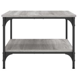 Berkfield Home Coffee Table Grey Sonoma 55x55x40 cm Engineered Wood - Size: 55 x 55 x 40 cm - thumbnail 6