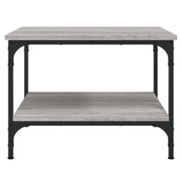 Berkfield Home Coffee Table Grey Sonoma 55x55x40 cm Engineered Wood - Size: 55 x 55 x 40 cm - thumbnail 4