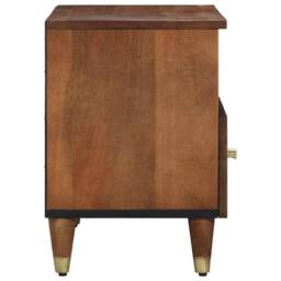 Berkfield Home Media Cabinet Honey brown Solid mango wood, Engineered wood - thumbnail 4