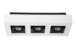 Lucide 'XIRAX' Dimmable Stylish Rotatable Indoor Ceiling Spotlight GU10 in White - thumbnail 2