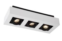 Lucide 'XIRAX' Dimmable Stylish Rotatable Indoor Ceiling Spotlight GU10 in White - thumbnail 5