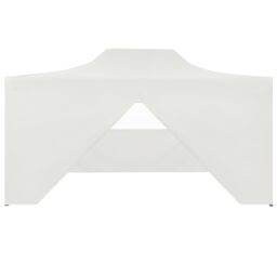 Berkfield Home Professional Folding Party Tent with 4 Sidewalls 3x4 m Steel White - thumbnail 2