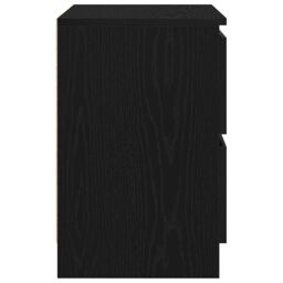 Berkfield Home TV Cabinet Black 40x35x54 cm Engineered Wood - Size: 40 x 35 x 54 cm - thumbnail 7