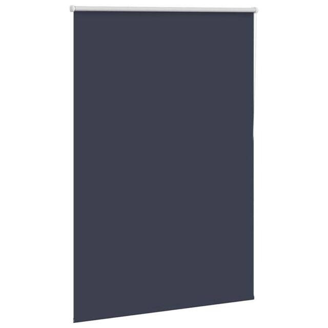 Berkfield Home Roller Blind Blackout Marine 95x150 cm Fabric Width 90.7 cm Polyester in Navy - image 1