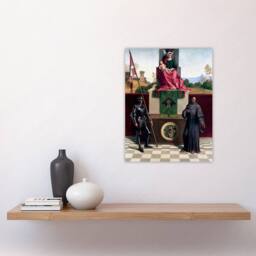 "Artery8 Giorgione Madonna & Child St Francis St Nicasius Wall Art Print - Size: W12"" x H16""" - thumbnail 4