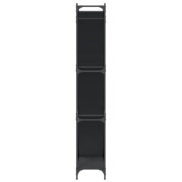 Berkfield Home Bookcase Black 79x30x180 cm Engineered Wood & Metal - Size: 79 x 30 x 180 cm - thumbnail 6