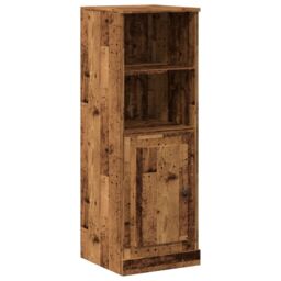 Berkfield Home Highboard Old Wood 36x35.5x103.5 cm Engineered Wood in Brown - thumbnail 2