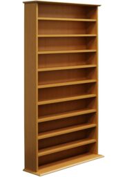 'Harrogate' - 760 Cd / 318 Dvd / Blu-ray Media Storage Shelves - Pine - thumbnail 4