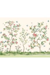 Origin Murals Flower Tree Wall Mural in Cream - Size: W300 cm x H240 cm - thumbnail 2