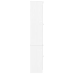 Berkfield Home Glass Display Cabinet ALTA White 77x35x186.5 cm Solid Wood Pine - thumbnail 5