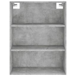 Berkfield Home Highboard Concrete Grey 69.5x34x180 cm Engineered Wood - thumbnail 6