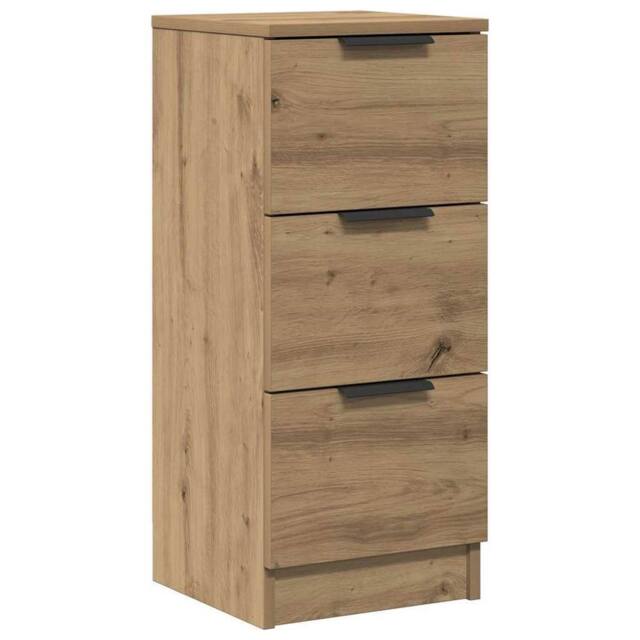 Berkfield Home Sideboard Artisan Oak 30x30x70 cm Engineered Wood in Brown - Size: 30 x 30 x 70 cm - image 1