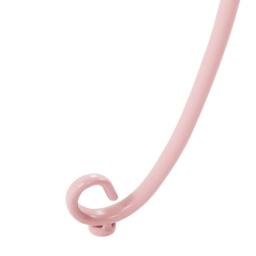 Wyld and Coco Pink Metal Garden Side Table 40 cm Round - Vintage Outdoor Accent - thumbnail 5