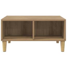 Berkfield Home Coffee Table Artisan Oak 60x60x30 cm Engineered Wood in Brown - Size: 60 x 60 x 30 cm - thumbnail 4
