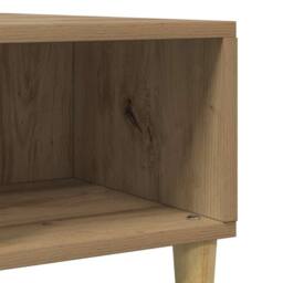 Berkfield Home Coffee Table Artisan Oak 60x60x30 cm Engineered Wood in Brown - Size: 60 x 60 x 30 cm - thumbnail 7