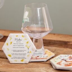 Boxer Gifts Women's Ceramic Coaster Set - Party Animals - thumbnail 3