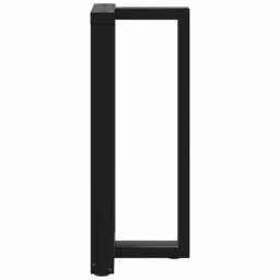Berkfield Home Bar Table Legs T-Shaped¬†2 pcs Black 50x35x(90-91) cm Steel - thumbnail 5
