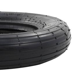 Berkfield Home Wheelbarrow Tyre 3.50-8 4PR Rubber in Black - thumbnail 4