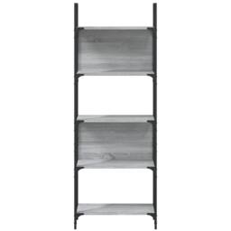 Berkfield Home Bookshelf 5-Tier Grey Sonoma 60.5x24x166.5 cm Engineered Wood - thumbnail 5