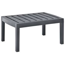Berkfield Home Garden Table Anthracite 78x55x38 cm Plastic in Charcoal - Size: 78 x 55 x 38 cm - thumbnail 2