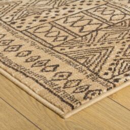 runrug Hallway Carpet Runner Rug - Soft & Comfy, 9mm - Afrikans in Light Beige - Size: 80 cm x 240 cm - thumbnail 2
