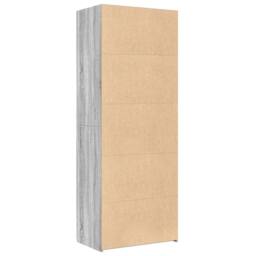 Berkfield Home Highboard Grey Sonoma 70x42.5x185 cm Engineered Wood - thumbnail 6