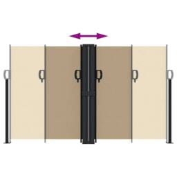 Berkfield Home Retractable Side Awning Beige 140x1000 cm - thumbnail 5