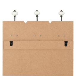 Berkfield Home Wall-mounted Coat Rack with 6 Hooks 120x40 cm LIVE LIFE - thumbnail 6