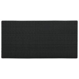 Berkfield Home Elegant 5 Piece Garden Bar Set with Cushions Poly Rattan Black - thumbnail 1