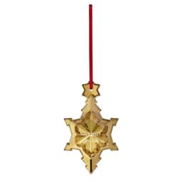 baccarat Noel Plaquette 017 Crystal Snowflake Annual Christmas Ornament Gold in Rose Gold - Size: 1 Pack - thumbnail 2