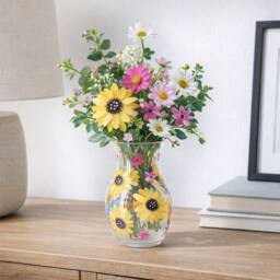 Lesser & Pavey Lynsey Johnstone Sunflowers Hand Painted Vase - thumbnail 4