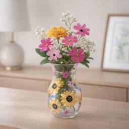 Lesser & Pavey Lynsey Johnstone Sunflowers Hand Painted Vase - thumbnail 2