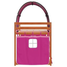 Berkfield Home Elegant Bunk Bed without Mattress Pink 80x200 cm Solid Wood Pine - thumbnail 6