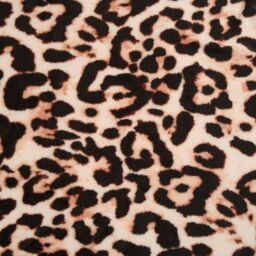 OHS Ultra Soft Throw Bed Blanket Leopard Fleece Plush Sofa Bedspread Warm Travel in Natural - thumbnail 4
