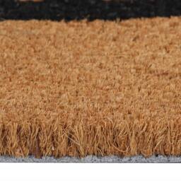 Berkfield Home Door Mat Natural 40x60 cm Tufted Coir in Brown - thumbnail 4