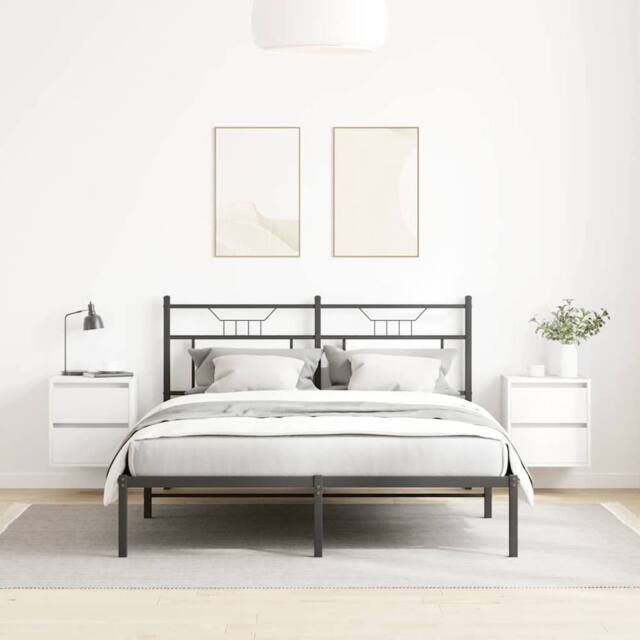 Berkfield Home Durable Wall-mounted Bedside Cabinets 2 pcs White 38x34x40 cm - Size: 38 x 34 x 40 cm - image 1