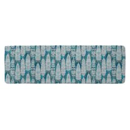 Benjamin Tate Design Tribal Art Animal Runner Rug in Natural - Size: 67 cm x 230 cm - thumbnail 1