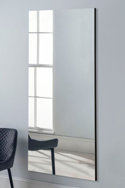 Yearn Mirrors Simple Full length Frameless mirror Black 170x80cm - Size: 170x80 cm - image 1