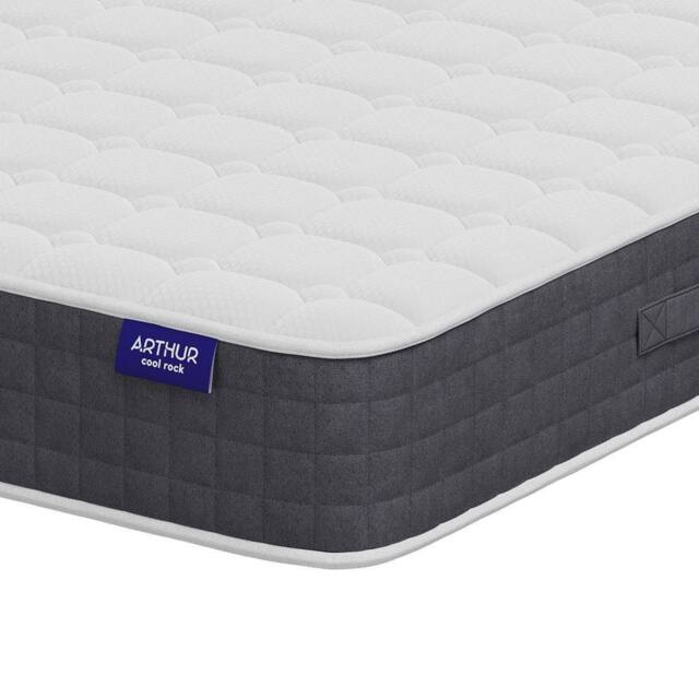 Arthur Sleep Cool Rock Extra Firm Hybrid Mattress in White - Size: Single - image 1