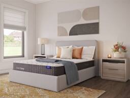 Arthur Sleep Cool Rock Extra Firm Hybrid Mattress in White - Size: Single - thumbnail 2
