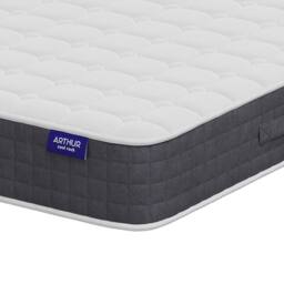 Arthur Sleep Cool Rock Extra Firm Hybrid Mattress in White - Size: Single - thumbnail 1