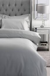 Belledorm Bamboo 300 Thread Count Duvet Cover in White - Size: King - thumbnail 2