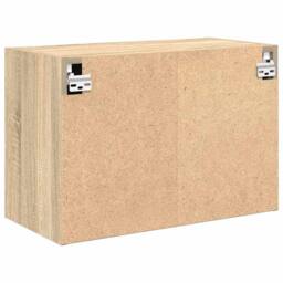 Berkfield Home Durable Garage Wall Cabinets 2 pcs Sonoma Oak Engineered Wood in Brown - thumbnail 8