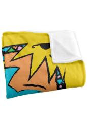 Warner Brothers Shark Week Television Series 152x127 cm Rad Surfing Shark Soft Blanket - thumbnail 3