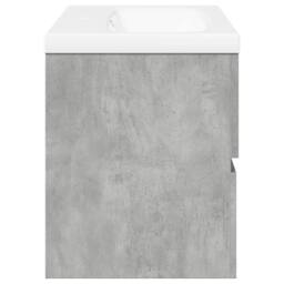 Berkfield Home 2 Piece Bathroom Furniture Set Concrete Grey Engineered Wood - thumbnail 5