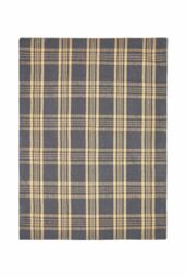 Homescapes Douglas Tartan Check Non-Slip 100% Wool Rug in Grey - Size: 120 cm x 170 cm - thumbnail 2