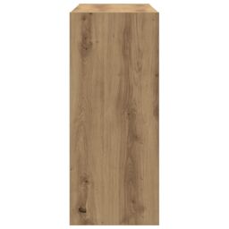 Berkfield Home Bookcase/Room Divider - Artisan Oak - 100x30x72 cm - Made from Engineered Wood in Brown - Size: 100 x 30 x 72 cm - thumbnail 7